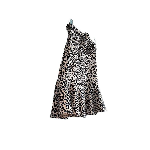 Nasty Gal Ruffle Hem Leopard Mini Skirt - Picture 6 of 15